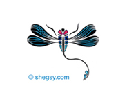 alive tattoo design - dragonfly tattoo design