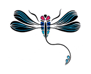 alive tattoo design - dragonfly tattoo design