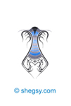 anger tribal tattoo design