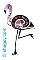 flamingo tattoo design
