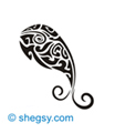 maori whale tattoo design